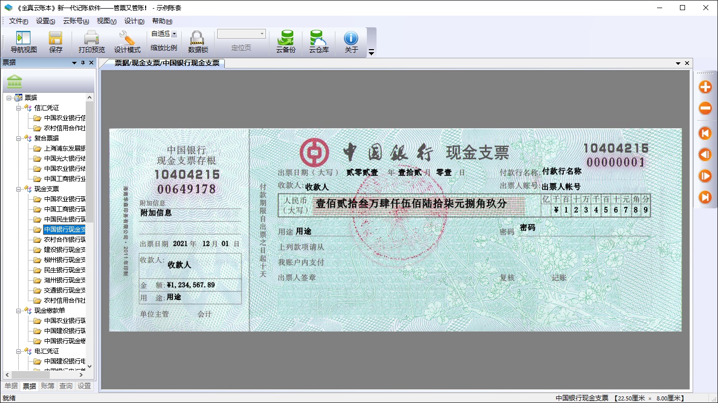 《全真云账本》账簿票据打印专家--新一代的记账软件